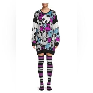 Disney Nightmare Before Christmas Jack Skellington pajamas Sleep Shirt and Socks